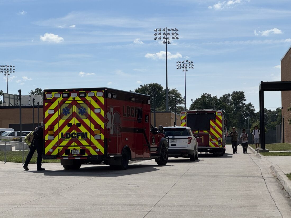 Students evacuated at Lawrence High School after small fire in girls’ locker room